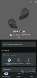 cuffie Sony WF-C710N pari al nuovo

