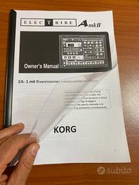 Manuale Italiano Sintetizzatore Korg EA1-MKII