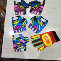 Guanti sportivi Vera pelle multicolor