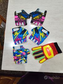 Guanti sportivi Vera pelle multicolor