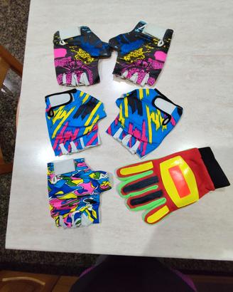 Guanti sportivi Vera pelle multicolor