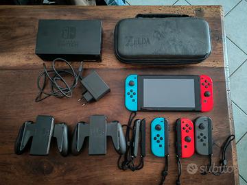 Nintendo switch completa + 3 joy con e custodia