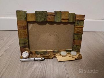 cornice portafoto decorata stile Harry Potter