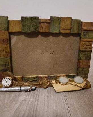 cornice portafoto decorata stile Harry Potter