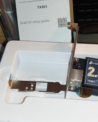 TP-Link TX201 PCIe Adattatore 2,5 Gigabit