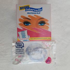 10 scatole proteggi slip e 88 assorbilatte 