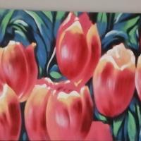 Quadro canvas tulipani
