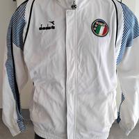 Felpa tuta Diadora  Italia 1988 tg M