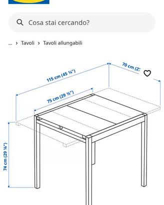 Tavolo  allungabille  con ripiano in vetro tempera