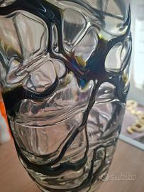 raro vaso gigante Vetro di Murano, serie "liane" 