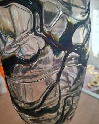 raro vaso gigante Vetro di Murano, serie "liane" 