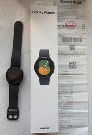 Galaxy watch 5, 40mm, graphite, con scontrino
