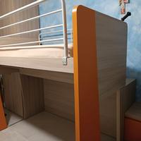 Letto a castello estraibile