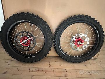Cerchi cross faba nuovi ktm/hsq/gasgas+pezzi nuovi