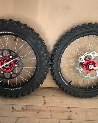 Cerchi cross faba nuovi ktm/hsq/gasgas+pezzi nuovi