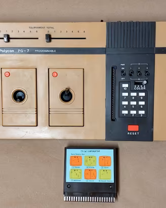 Console Polycon PG-7 + 10 Giochi  non testata