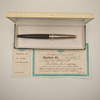 Parker 45 Flighter Deluxe-Pennino oro-Stilografica
