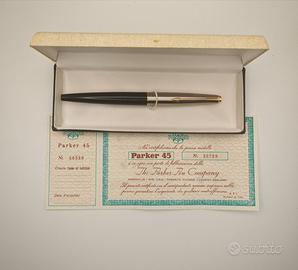 Parker 45 Flighter Deluxe-Pennino oro-Stilografica