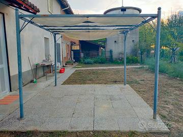 Pergola gazebo 3 x 3 mod. Montecarlo Egeo