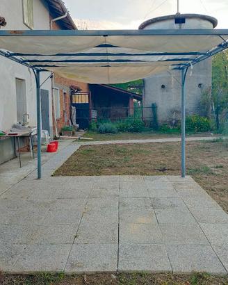 Pergola gazebo 3 x 3 mod. Montecarlo Egeo