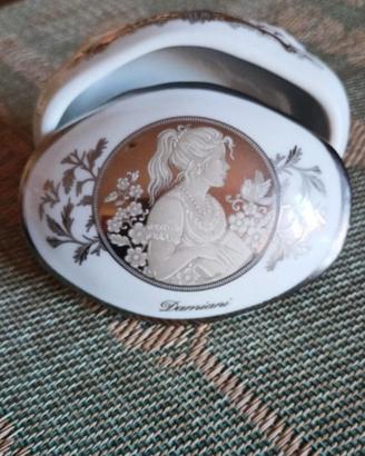 Scatolina Royal Limoges Damiani in porcellana