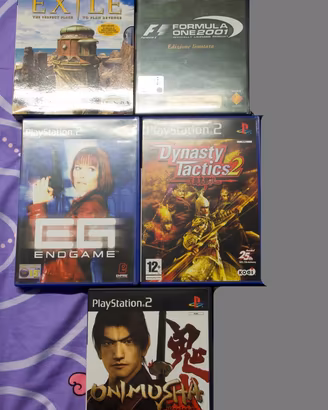 10 Videogiochi PS1 & PS2 originali