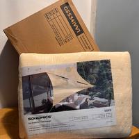 Vela parasole 3x4m SONGMICS nuova, beige