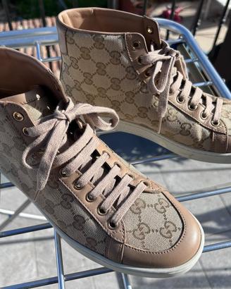 Gucci Sneakers Alte Canvas GG Orig. T.37,5 (38)