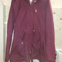 Parka bordeaux zuiki taglia M