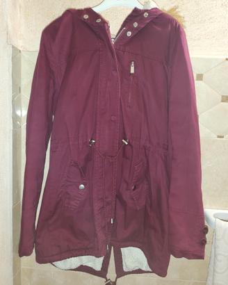 Parka bordeaux zuiki taglia M