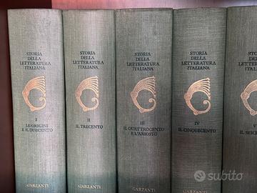 Enciclopedia storia della letteratura italiana
