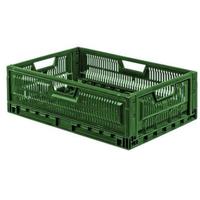 Casette in plastica verdi