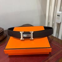 Cintura in pelle reversibile 32 mm