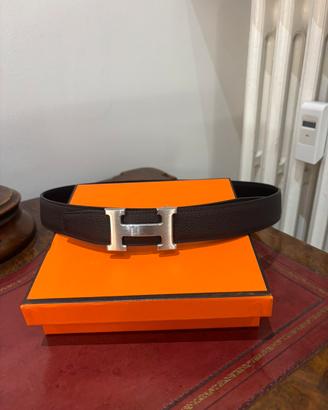 Cintura in pelle reversibile 32 mm