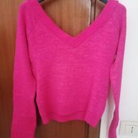 Maglioncino donna con scollo a V