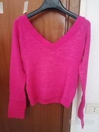 Maglioncino donna con scollo a V