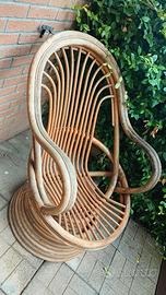 Poltrone vimini da giardino