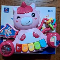 hahaland baby learning piano rosa - inglese