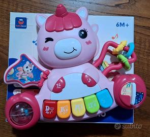 hahaland baby learning piano rosa - inglese