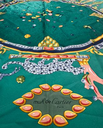 Foulard pura seta Cartier