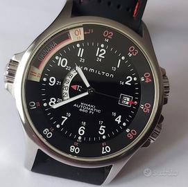 HAMILTON KHAKY NAVY GMT AUTOMATICO 42MM