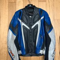 Giubbotto moto in vera pelle
