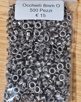 Occhielli 8mm 500 Pezzi 