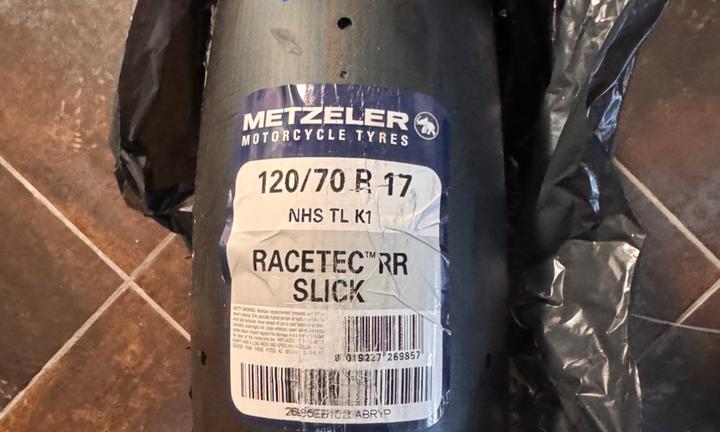 Metzler racetec rr slick k1 - 120/70 + 200/60