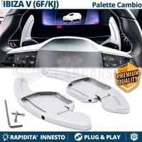 PALETTE Cambio Volante per SEAT Ibiza V Cromate