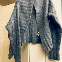 Cardigan in alpaca, lana e acrilico Motivi