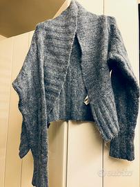 Cardigan in alpaca, lana e acrilico Motivi