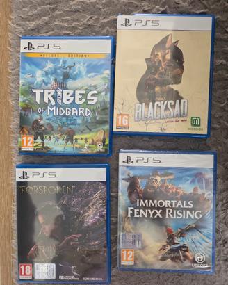 Lotto 4 Giochi PS5 - Forspoken - Blacksad