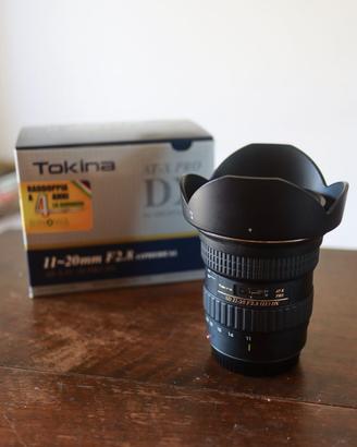 Tokina 11-20 f2.8 Canon EF come nuovo con scatola
