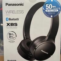 Cuffie Wireless Panasonic RB-HF420B - NUOVE